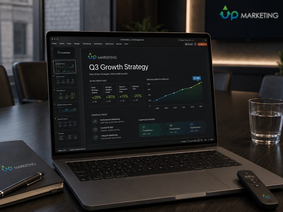 UpMarketing presentation deck
