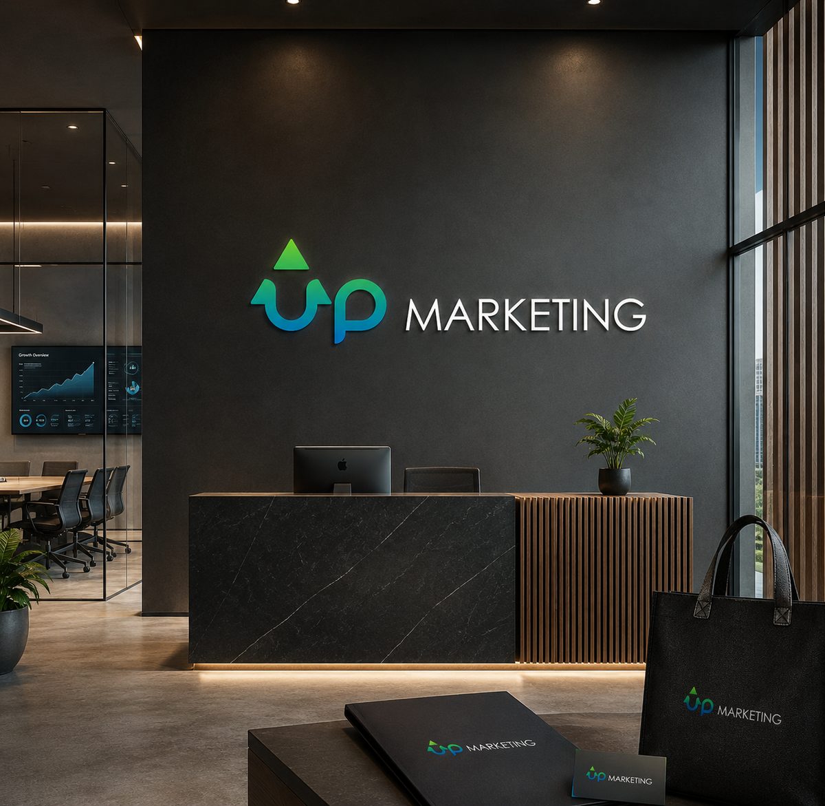 UpMarketing brand application